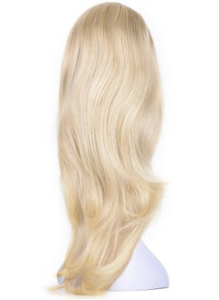 OneDor Onedor 22" Semi Curly Hair Women Ladies 3/4 Half Wig Premium Japanese Synthetic fibers Wigs with Secured Mesh Head Cap (R21T)  - Image 1