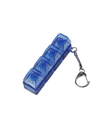 PC fully transparent material decompression shaft tester press sound crisp 2 holes 3 holes 4 holes key chain with light transparent cap 4-hole blue transparent with light * 1 - pzsku/Z527D4E1DF99514D1FB8FZ/45/_/1735538055/2fce5159-4c84-4e16-97a9-3211894dc5f9