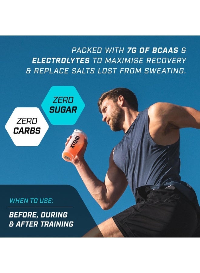SCIVATION XTEND Original BCAA Powder Blue Raspberry Ice 30 Servings | 7g BCAAs Per Serving | Sugar Free Branched Chain Amino Acids and Electrolytes Powder for Post Workout Muscle Recovery and Hydration - Image 4