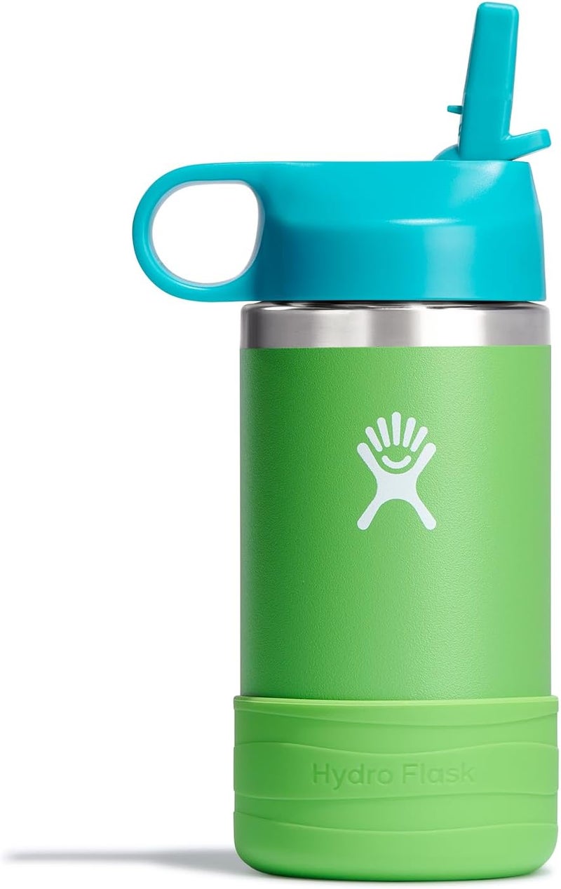 Hydro Flask Grass Wide Mouth Insulated Bottle for Kids, 350ml - Image 1