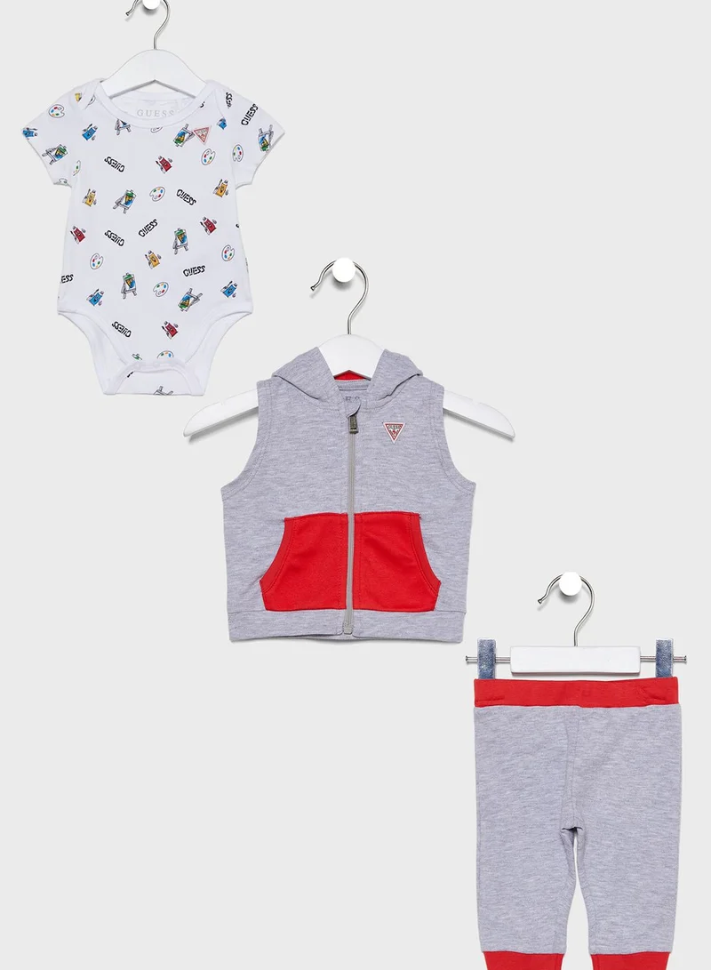 GUESS Infant 3 Piece Gift Set