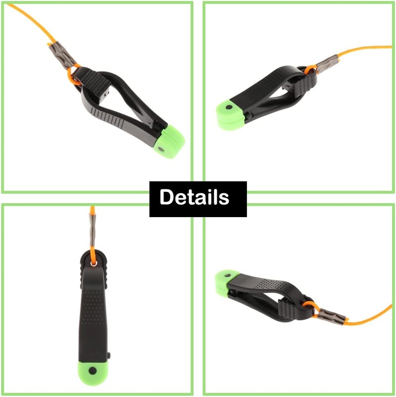 YUNNLEZT Power Grip Plus Line Release, 17inch Leader with Snap Release Clip Fishing Downrigger Line Release for Weight, Planer Board, Kite, Offshore Fishing, Pack of 2 - Image 4