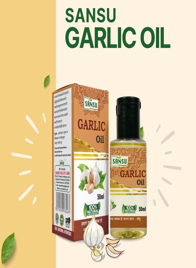 SANSU زيت الثوم سانسو (زيت لاهسون) يُستخدم لتسكين آلام الأسنان، وهو مفيد لصحة القلب والأوعية الدموية، ومضاد لنزلات البرد، ومزيل فعال للاحتقان، 50 مل (عبوة من قطعتين) - Image 4