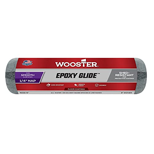 Wooster Brush R232-9 Epoxy Glide Roller Cover, 1/4-Inch Nap, 9-Inch - Image 1