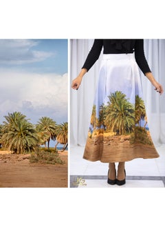 UniqueGraphy High waist Printed Skirt-Nature Skirt from UniqueGraphy  - Image 5