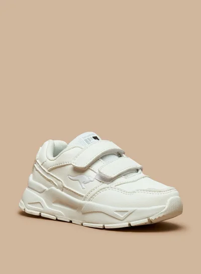كانغاروس Boys' School Shoes with Hook and Loop Closure