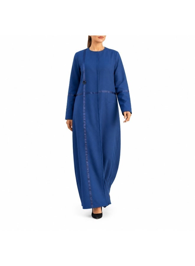 Dakakeen Concept Local Elegant Abaya by Malmas Designer – Premium Quality Traditional Abaya with Refined Details for Daily Social Gatherings - Abaya for Women - Saudi Style Luxury Women's Abaya, Modest & Formal - Image 4