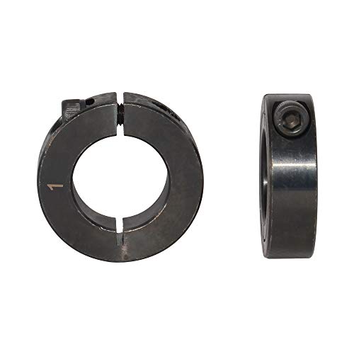 AZSSMUK Single Split Clamp-On Shaft Collar of Metal Material 1 inch Bore Set Screw - Image 5