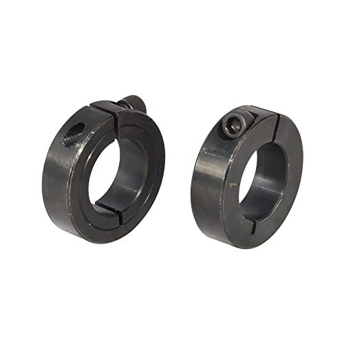 AZSSMUK Single Split Clamp-On Shaft Collar of Metal Material 1 inch Bore Set Screw - Image 4