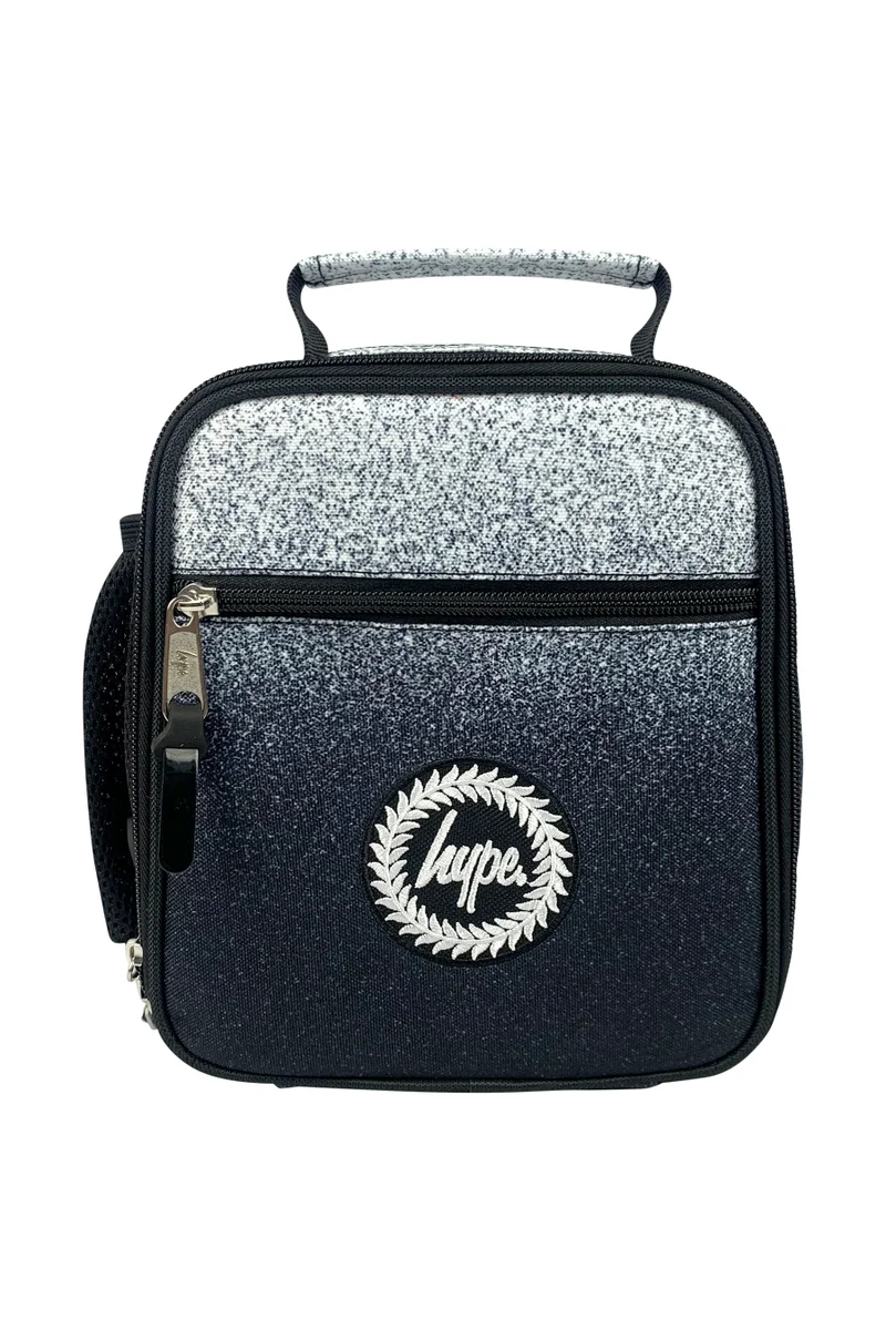 Just Hype HYPE Lunch Bag Insulated Black&White Speckle Fade