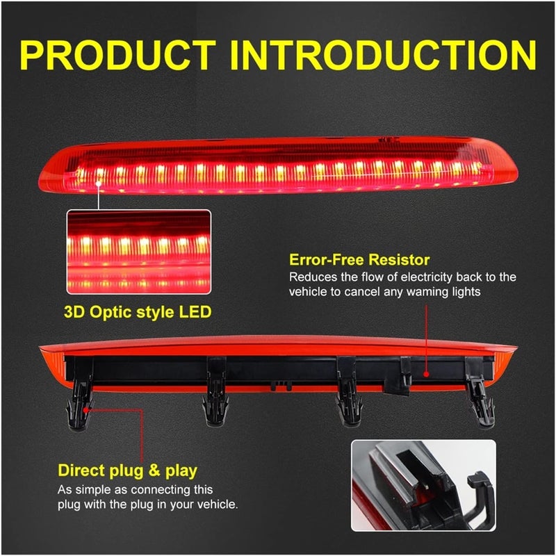 QASULER High Level 3rd Brake Light for A3 S3 RS3 (2004-2012) - Image 4