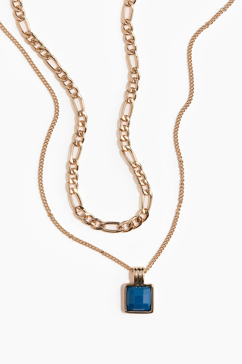 H&M  Two-strand pendant necklace for Women | Best Price UAE
