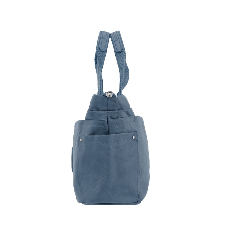 CAPRICE COLLECTION Unisex Small Shoulder Bag – Light Blue, Water-Resistant Nylon, 9.5L Capacity - Image 3