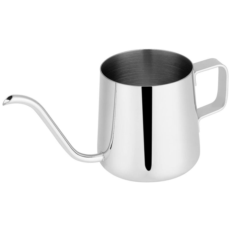 Stainless Steel Drip Coffee Pot Long Gooseneck Spout Kettle Cup Tea Tool (Silver 250mL) - Image 3