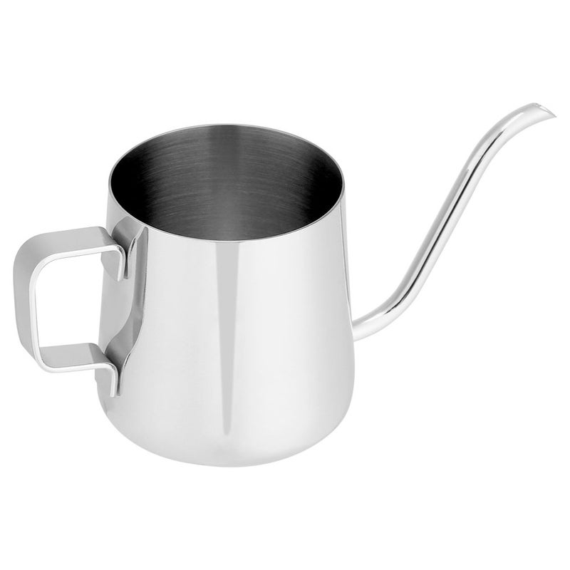 Stainless Steel Drip Coffee Pot Long Gooseneck Spout Kettle Cup Tea Tool (Silver 250mL) - Image 4