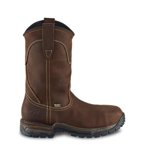Irish Setter, Two Harbors, Men’s, 11", Waterproof, Steel Safety Toe, Work Boot, Brown, 9.5 D (Medium) - Image 3