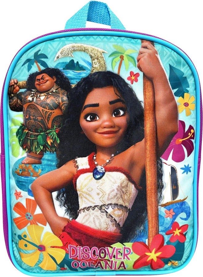 Ruz Moana Kid's Licensed 10" Mini Backpack, Multi, Small, Moana-discover