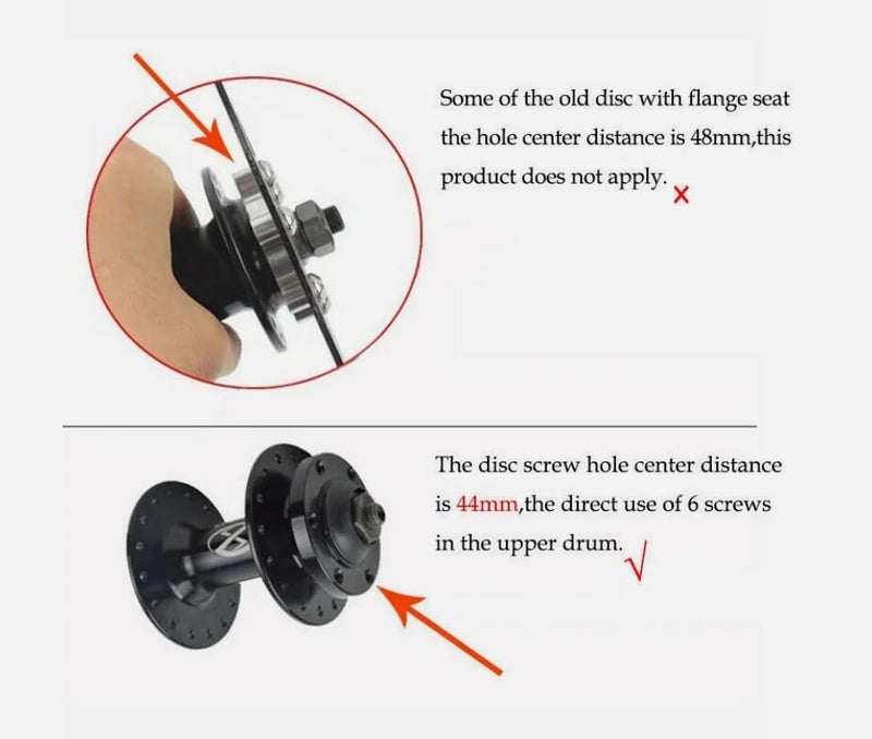 BUCKLOS 140mm 160mm 180mm 203mm Bike Disc Brake Rotor with 6 Bolts, MTB Bicycle Brakes Stainless Steel Rotors, Fit for Mountain Bike Road Bikes Ebike BMX - Image 3
