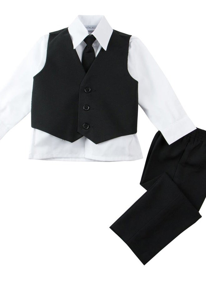 Spring Notion Baby Boys' Modern Fit Black Suit Set 24M - Image 2