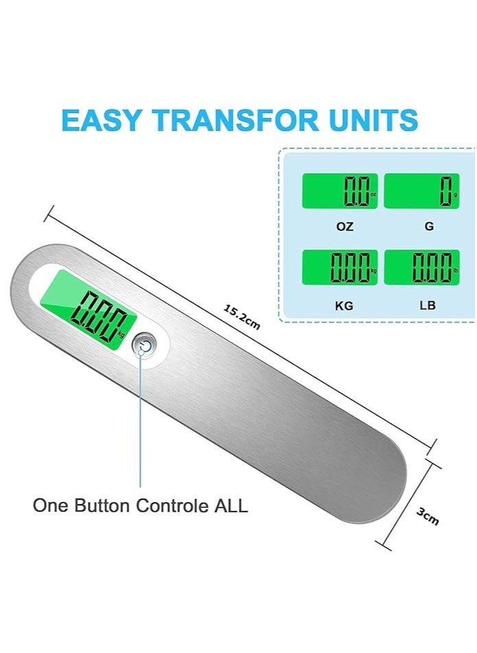 Generic Scale Digital Baggage Weight Scale, Backlit Hanging Luggage Scale for suitcases, High Precision Portable Scale, Suitcase Scale for Travel, Travel Accessories with Battery Included  - Image 3