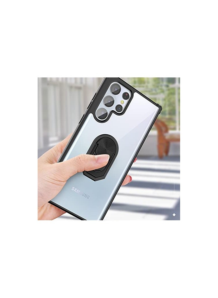 Protective Case Cover for Samsung Galaxy S22Ultra with Ring Holder Kickstand