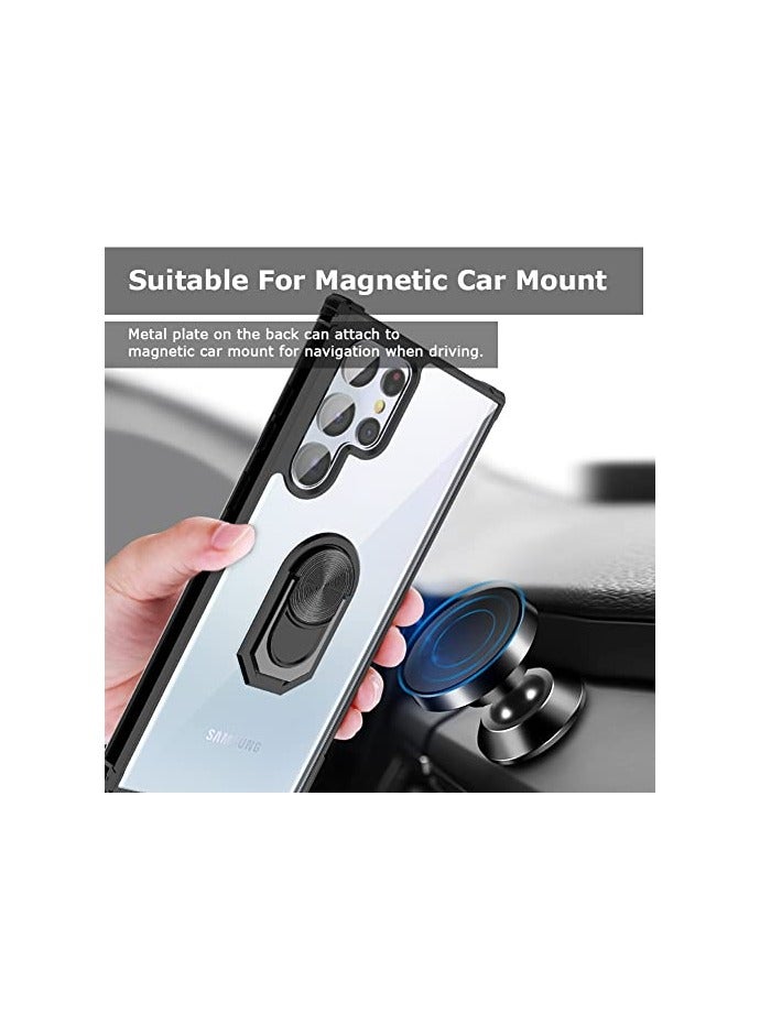 Rock Pow Protective Case Cover for Samsung Galaxy S22Ultra with Ring Holder Kickstand  - Image 2