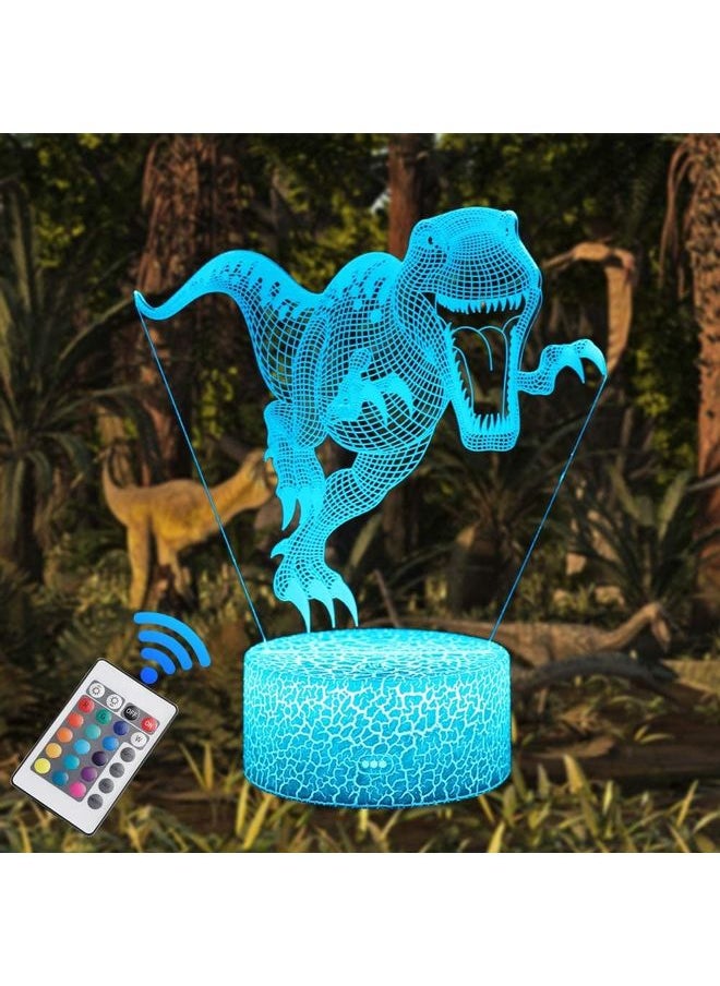 Generic - Dinosaur Themed LED Night Light Multicolour - Image 1