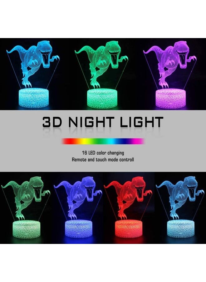 Generic - Dinosaur Themed LED Night Light Multicolour - Image 1