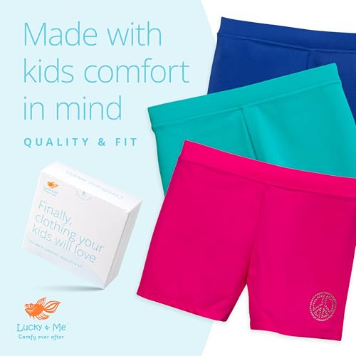 Lucky Me Lucky & Me Girls Dance Shorts for Gymnastics & Dancewear, Ella 3 Pack, Black Size 2-3 Years - Image 3