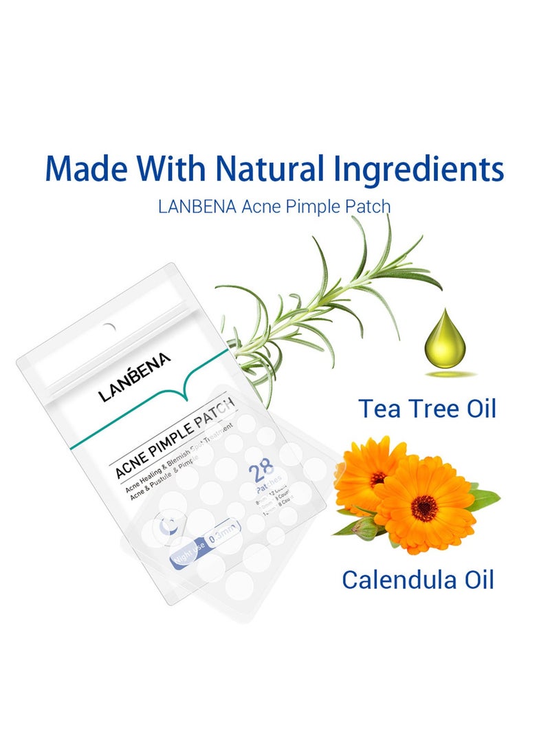 LANBENA 1 Pcs Lanbena Acne Pimple Patch Invisible Spot Patch Mask Anti- Acne Acne Patch Pore Eraser (Night Use)  - Image 2