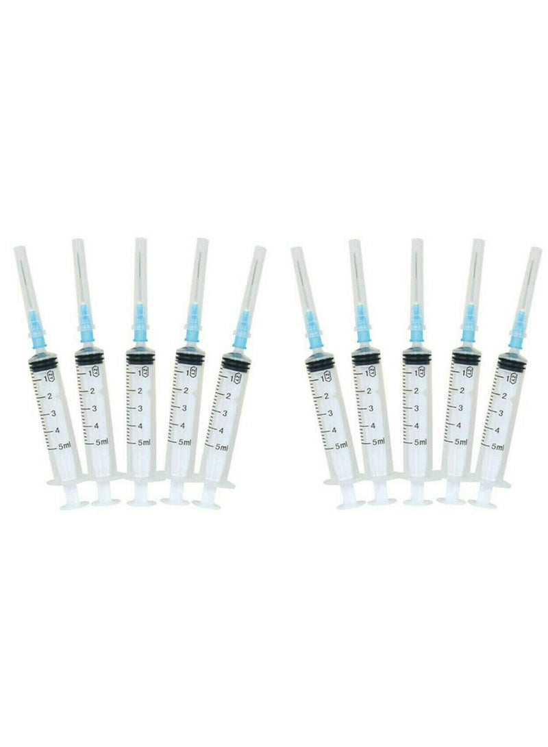 Generic Pack Of 10 Medical Disposable Syringe 5ml With Needle  - Image 2