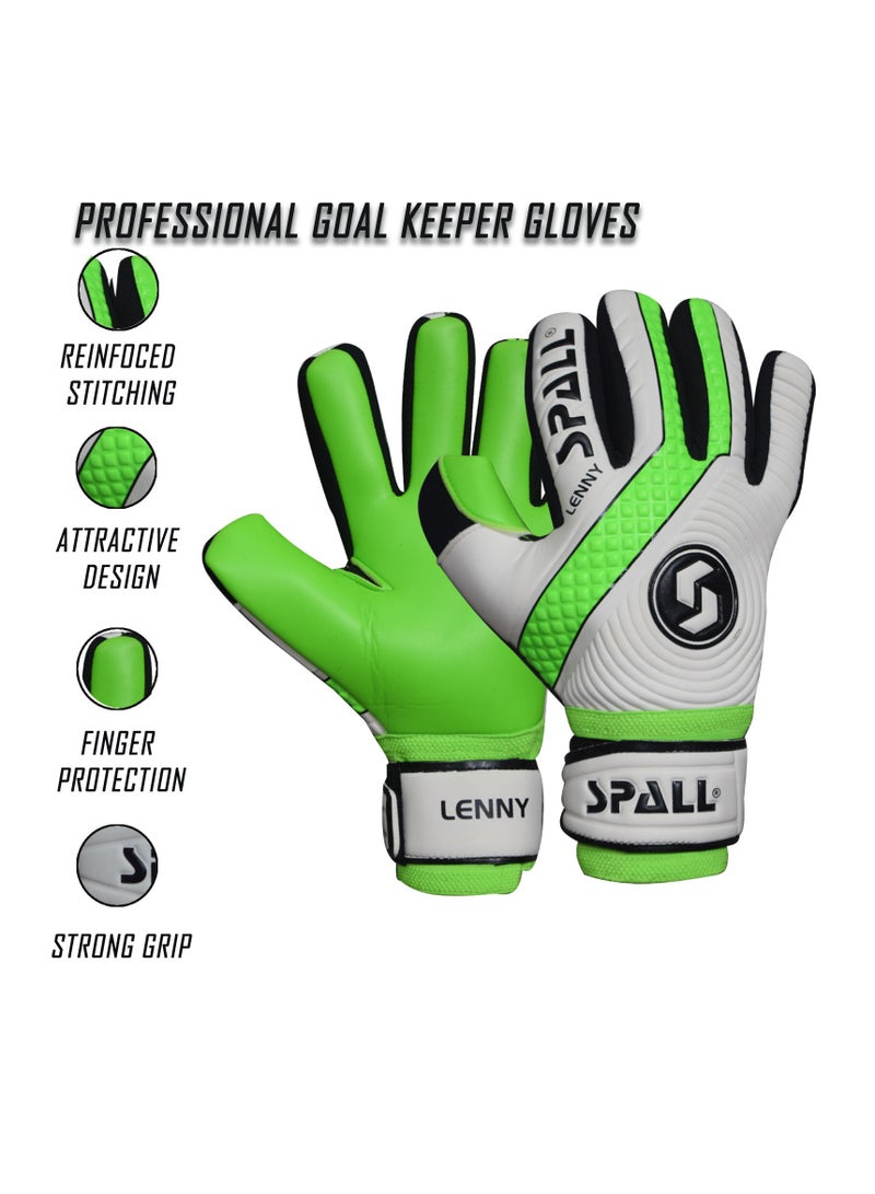 Spall Goalie Goalkeeper Gloves Strong Grip Palm with Wrist Support Protection Soccer Gloves for Youth & Adult Men & Women - Image 2