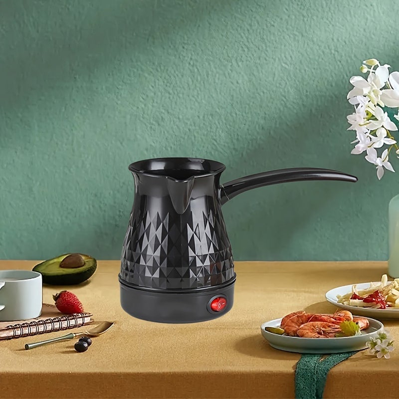 All-Plastic Electric Hands-On Coffee Pot Turkey Household Small Dry Fireproof Mini Coffee Pot - Image 2
