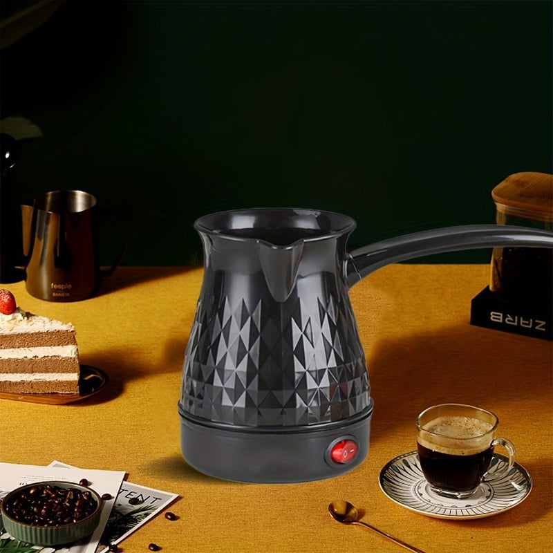 All-Plastic Electric Hands-On Coffee Pot Turkey Household Small Dry Fireproof Mini Coffee Pot - Image 3