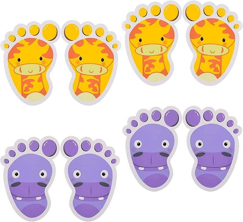 BPA 30 Pairs Kids Floor Stickers with Animal Designs - Image 1