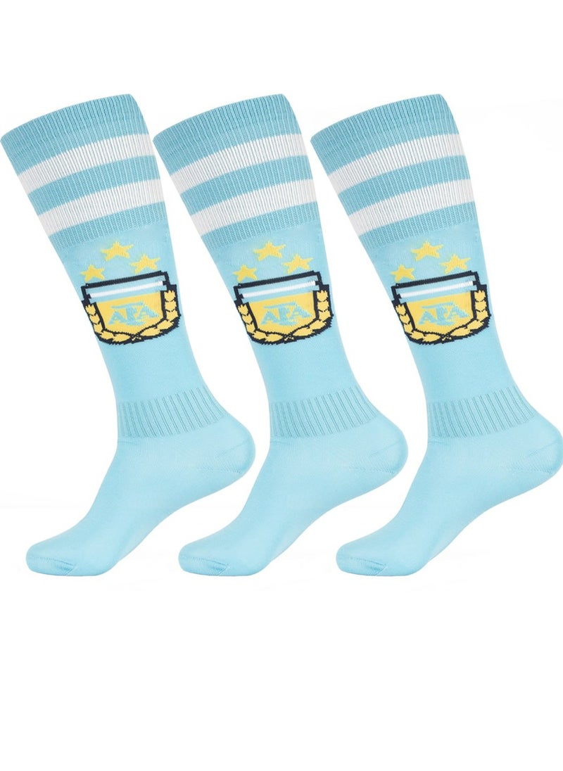 3Pairs Soccer Socks Argentina Printed for Kids and Youth - pzsku/Z527ED0153F236B540BE7Z/45/_/1721898724/f0c73327-5409-4111-98f5-0a82e8c1f464