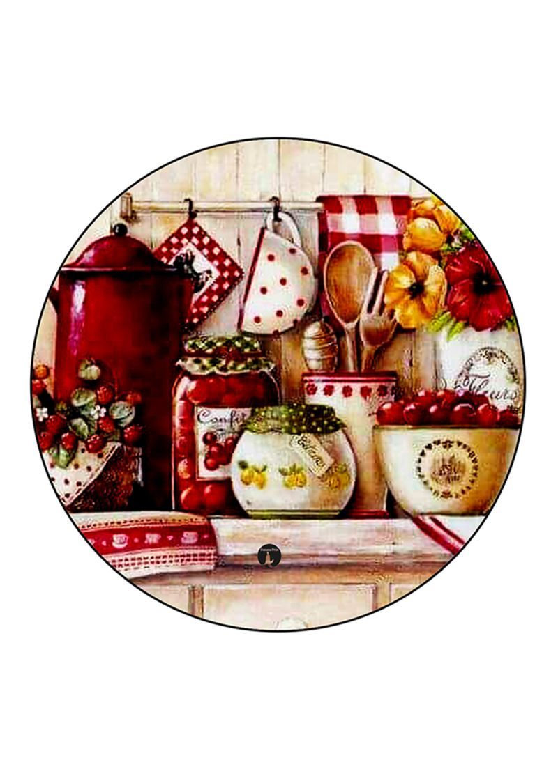 RKN Vintage Art Printed Pin Multicolour - Image 1