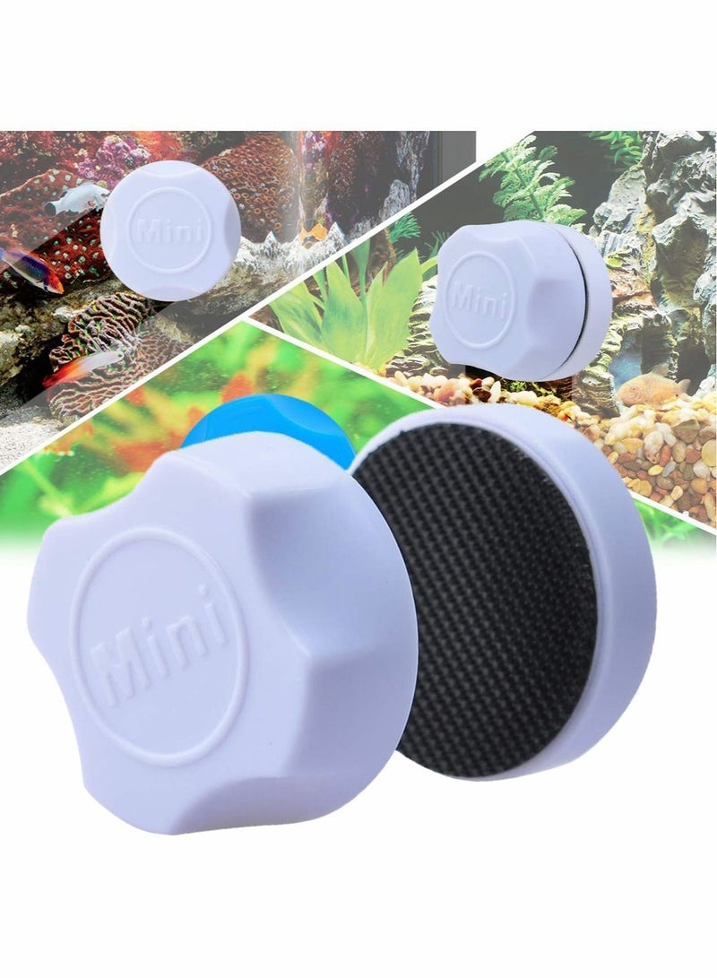 SYOSI Mini Strong Suction Fish Tank Magnetic Brush Aquarium Glass Cleaner Scrubber Algae Scrapers Floating Clean Small  - Image 1