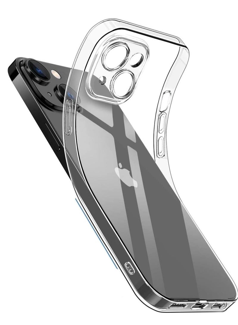 MUNTAQI Premium Clear Case Compatible with iPhone 14 Back Cover With Full Camera Lens Coverage, Anti-Yellowing & Slim Case - Image 1