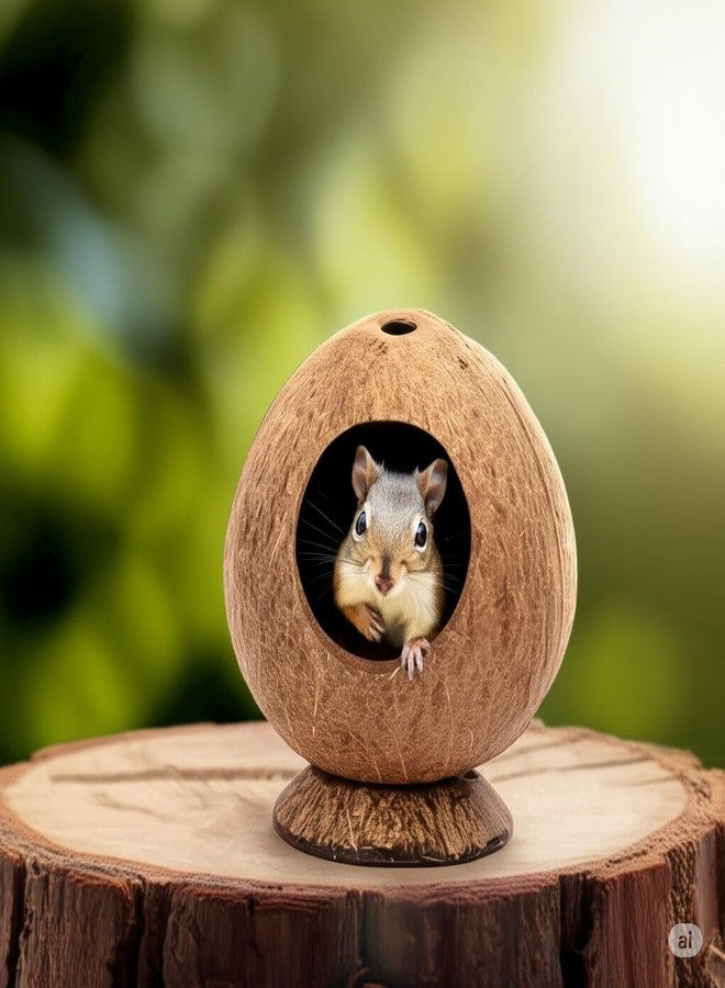 Eco-Friendly Hanging Bird Nest with Jute Rope - Image 5