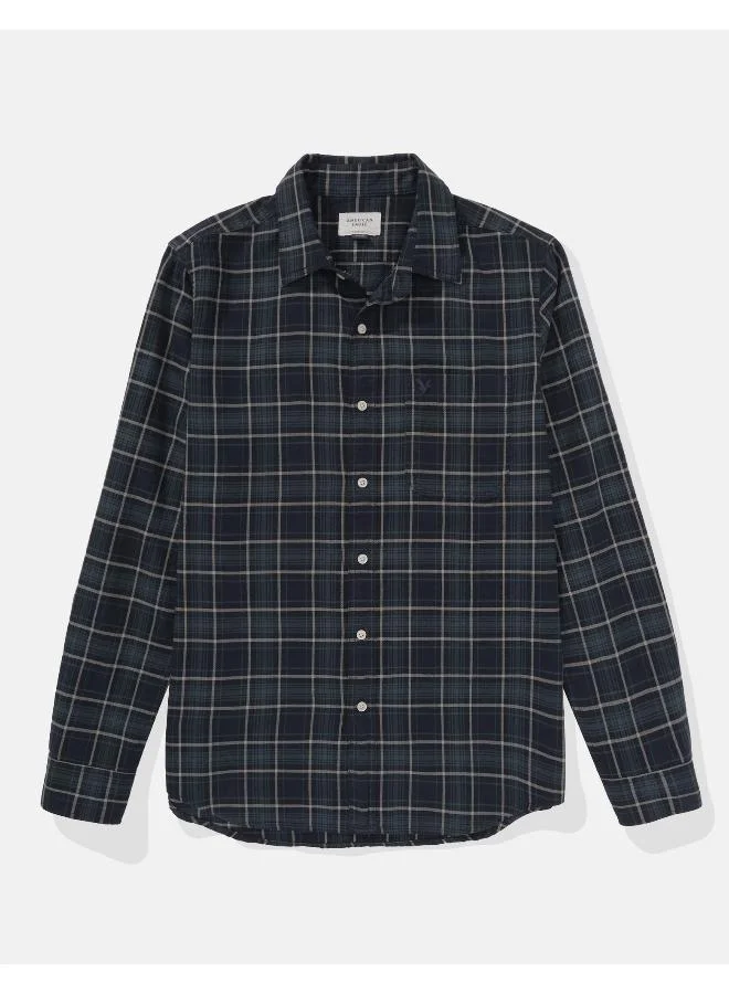 امريكان ايجل AE Plaid Slim Fit Everyday Button-Up Shirt