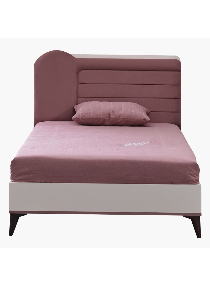 Home Box سرير ذكي مزدوج من مايبيل مع لوح رأس مبطن 208.6 × 112.6 × 128 سم  - Image 4