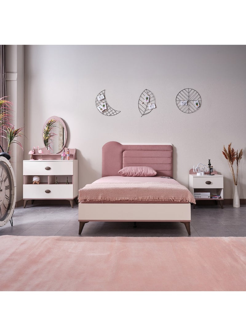 Home Box سرير ذكي مزدوج من مايبيل مع لوح رأس مبطن 208.6 × 112.6 × 128 سم  - Image 2