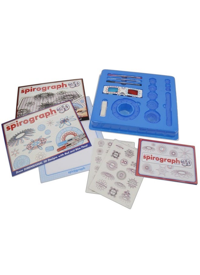 Spirograph Spirograph 3D - The Classic Way to Make Amazing 3D Designs - See Your Designs Pop Off The Page! - Ages 8+  - Image 3