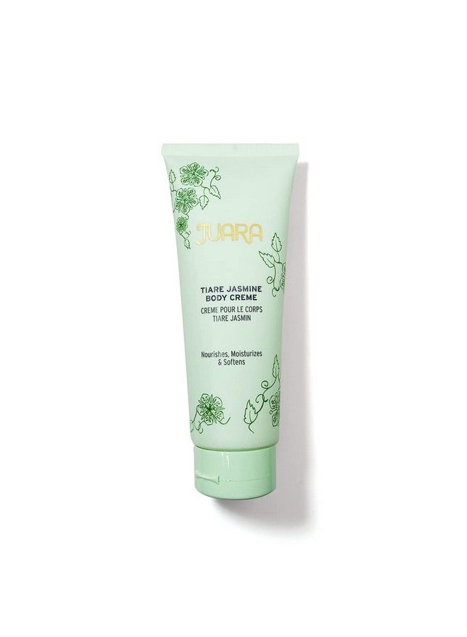 Juara Tiare Jasmine Body Creme | Moisturizing Lotion | Dry Skin Hydration | Skin Hands And Feet Cream | Soothing Skincare Balm | Cruelty Free Paraben Sulfate Free Vegetarian | 8 Oz - Image 1