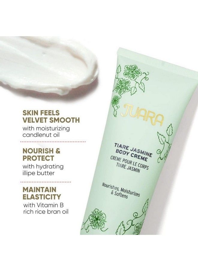 Juara Tiare Jasmine Body Creme | Moisturizing Lotion | Dry Skin Hydration | Skin Hands And Feet Cream | Soothing Skincare Balm | Cruelty Free Paraben Sulfate Free Vegetarian | 8 Oz - Image 4