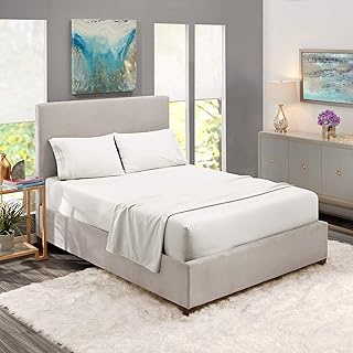 Nestl Bedding Nestl Bedding Nestl Deep Pocket Full Sheets: 4 Piece Full Size Bed Sheets with Fitted Sheet, Flat Sheet, Pillow Cases -  - Image 1