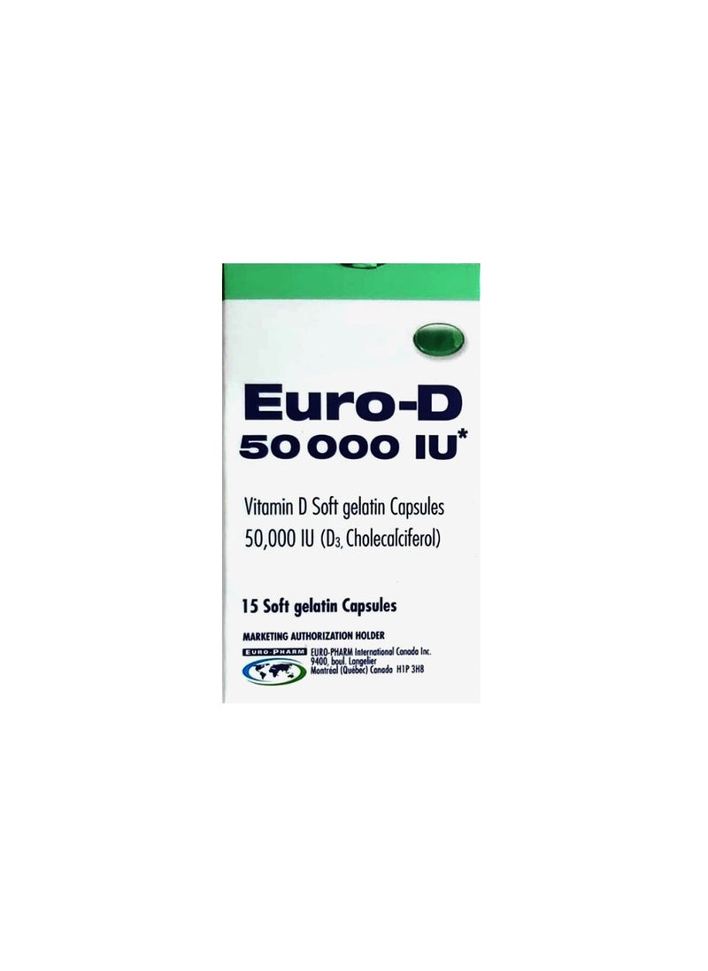 EURO-PHARM Euro-D 50000 Iu Capsules 15S 