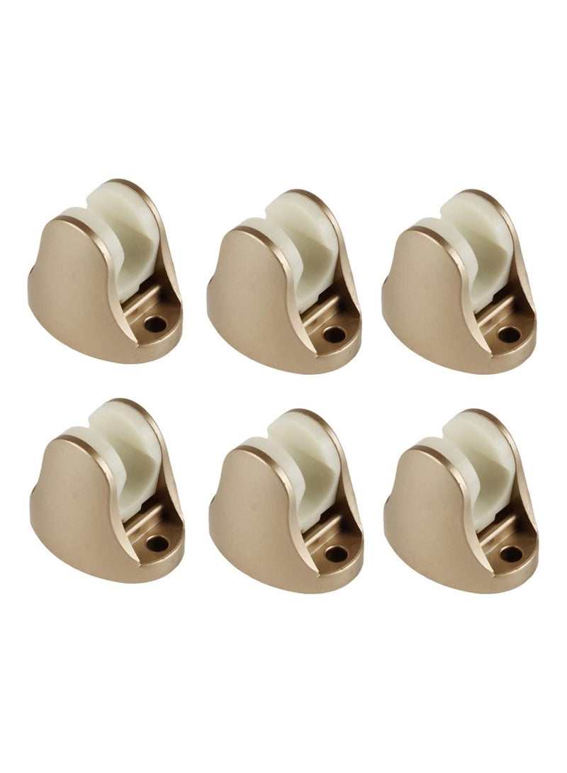Y&D Wall Mount Shower Bracket Head Holders Handheld Head ABS Chrome Plated Fixed Mounted Rod Holder Bathroom Adjustable 6pcs Gold  - Image 1