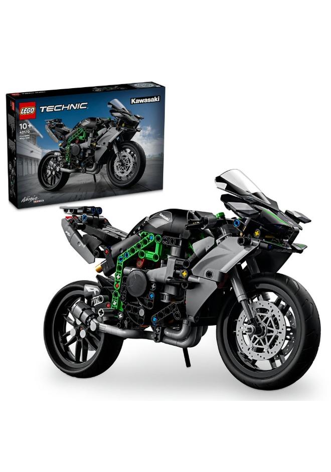 LEGO Technic Kawasaki Ninja H2R Motorcycle Toy Vehicle 42170 (Age 10+, 643 Pieces) - Image 1